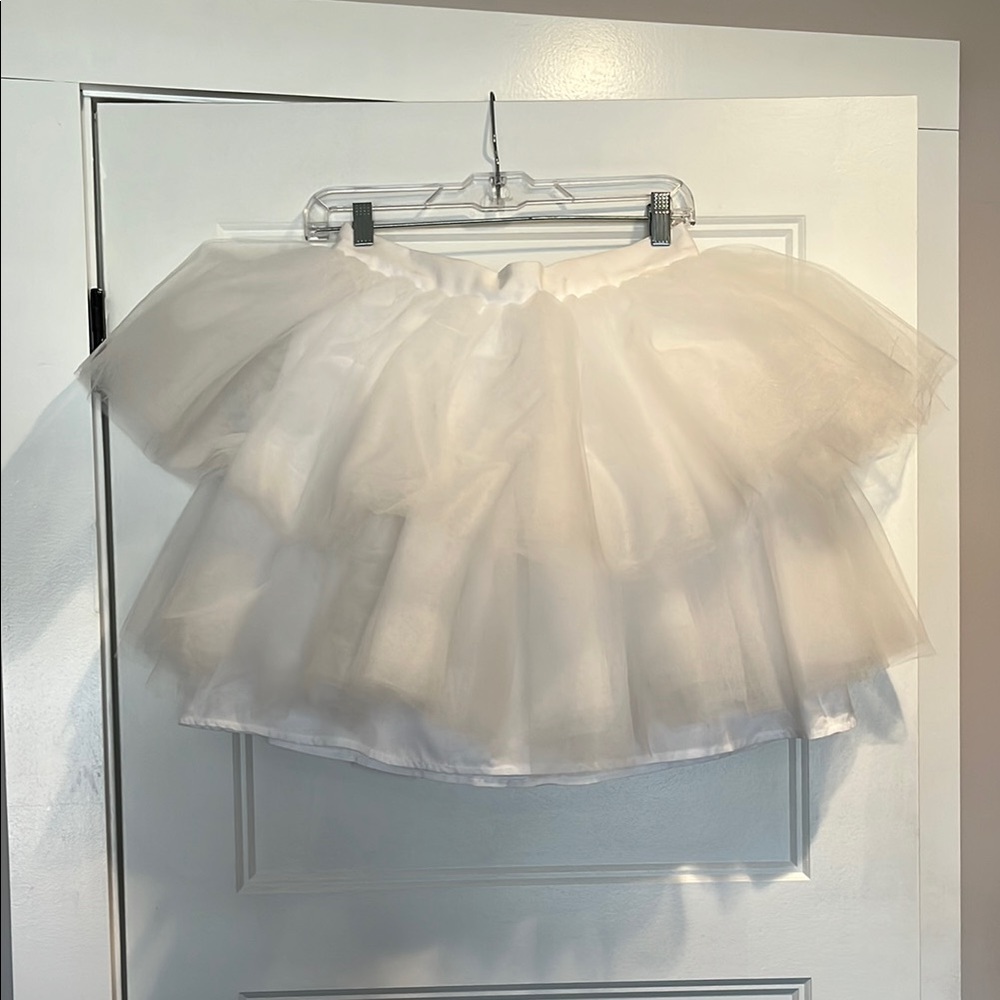 Patricia Field Carrie Tutu White Tulle Skirt